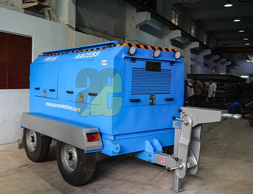 10 ton industrial winch close view